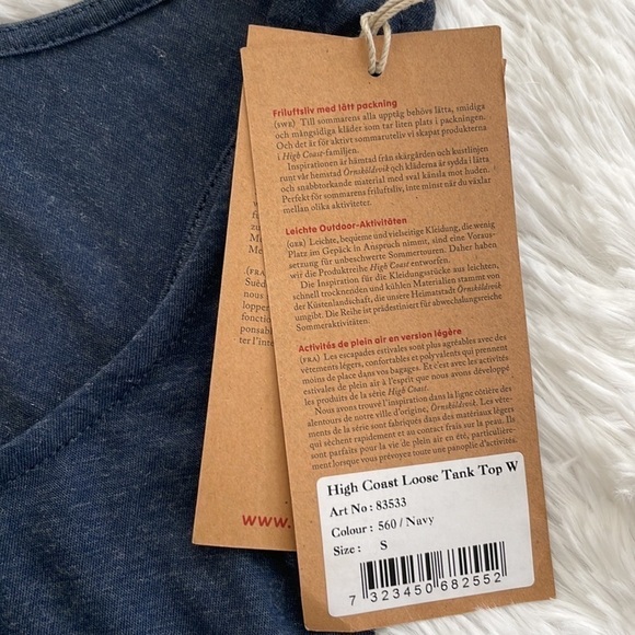 Fjallraven High Coast Loose Tank Top small - Picture 6 of 10